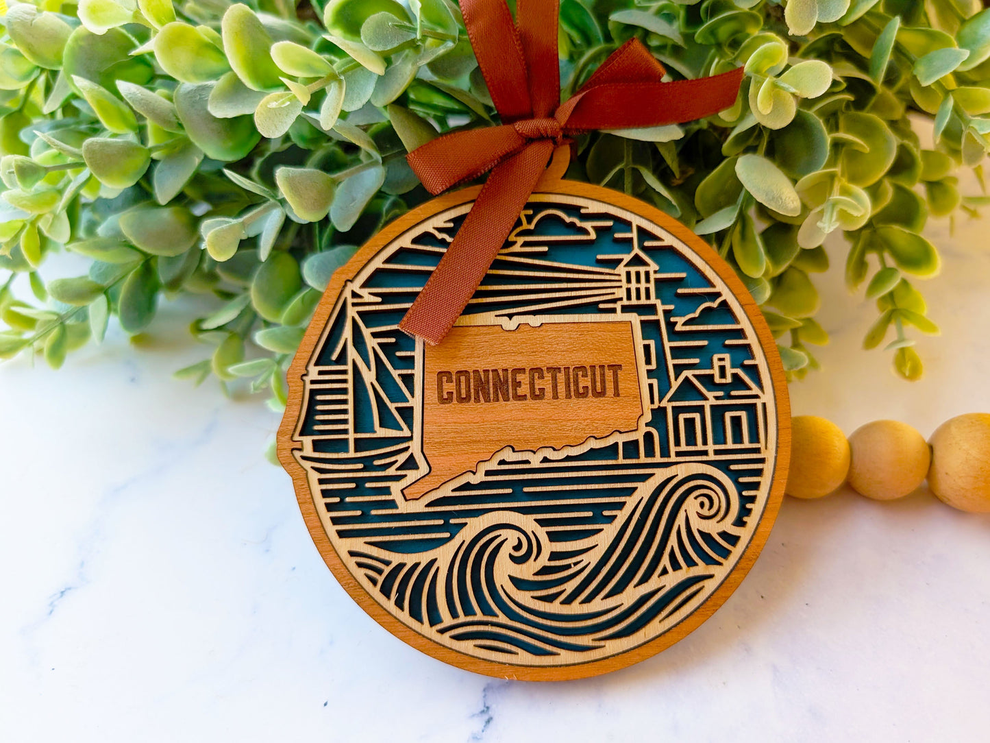 Connecticut Heritage Ornament