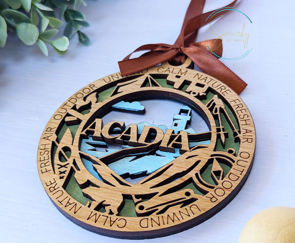 Acadia national park ornament