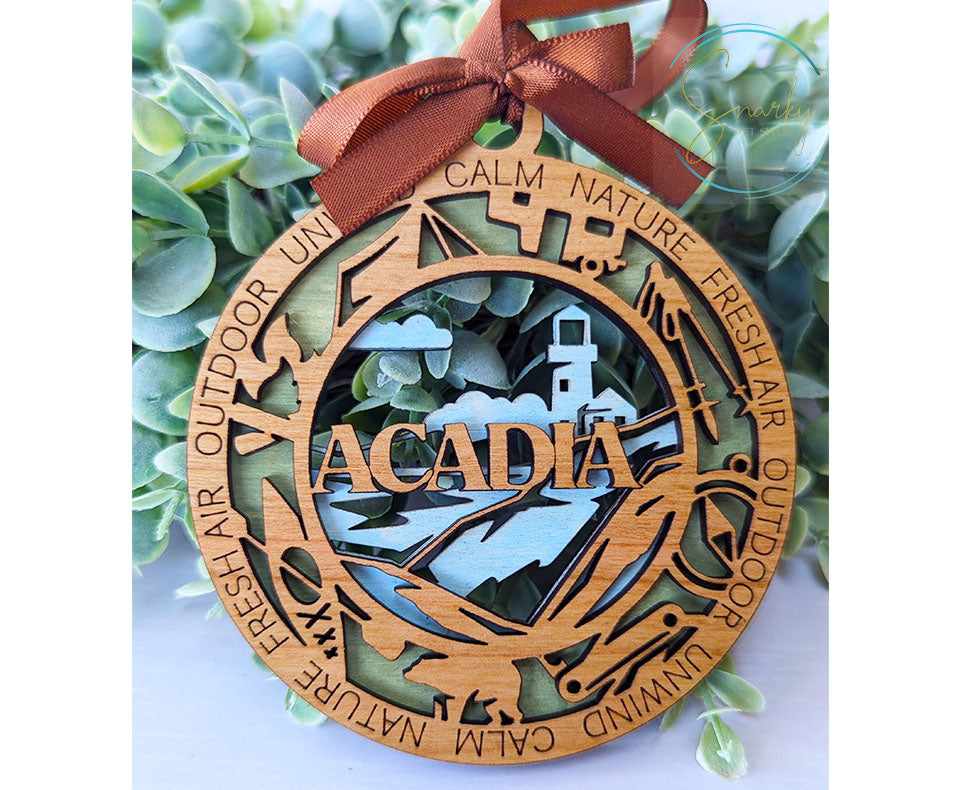 Acadia national park ornament
