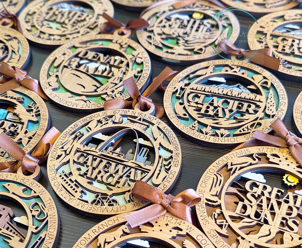 Big Bend national park ornament, Big Bend ornament, Big Bend souvenir, national park gifts, national park ornament, gift for hiker