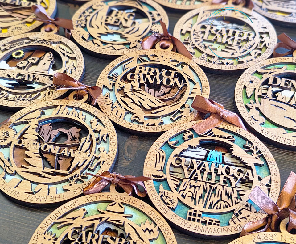 Big Bend national park ornament, Big Bend ornament, Big Bend souvenir, national park gifts, national park ornament, gift for hiker