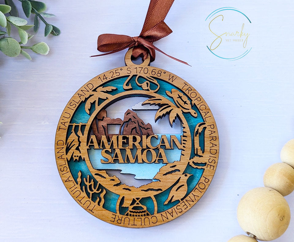 American Samoa national park ornament
