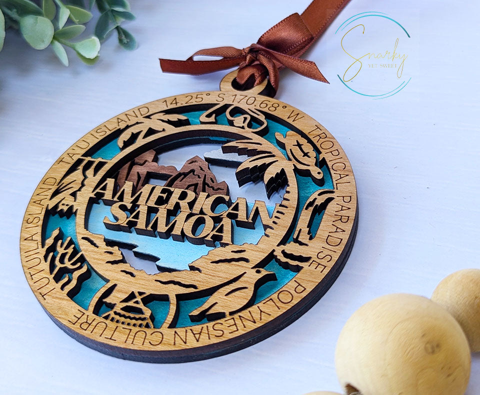 American Samoa national park ornament