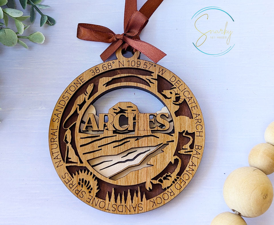 Arches national park ornament