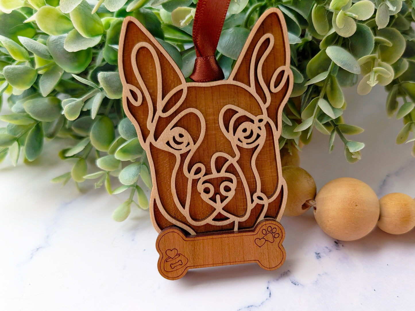 Belgian Malinois Dog Ornament