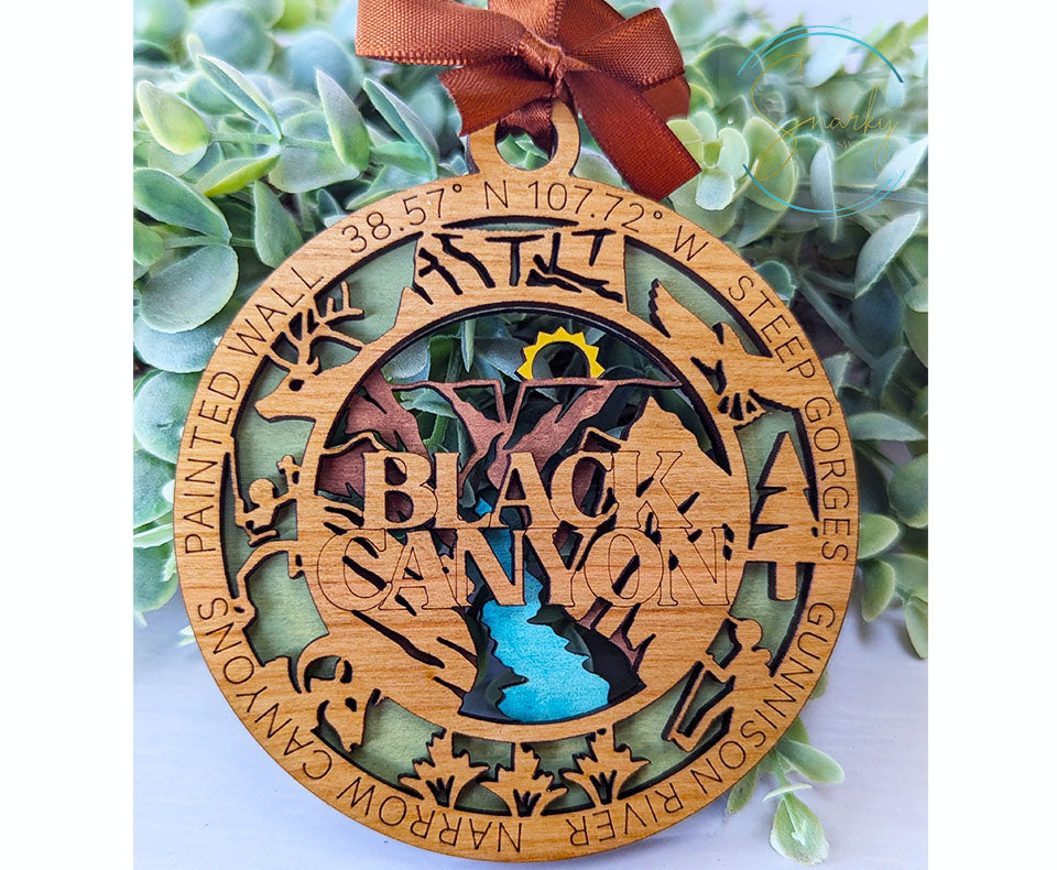 Black Canyon national park ornament
