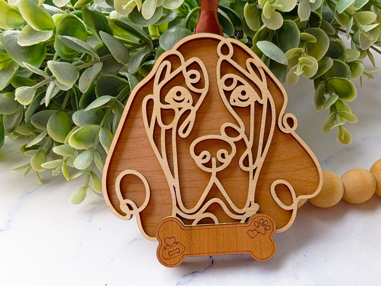 Bloodhound Dog Ornament