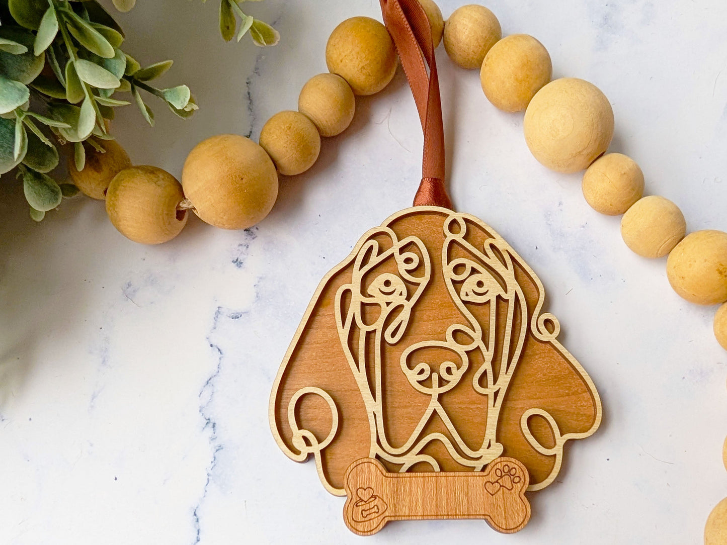 Bloodhound Dog Ornament