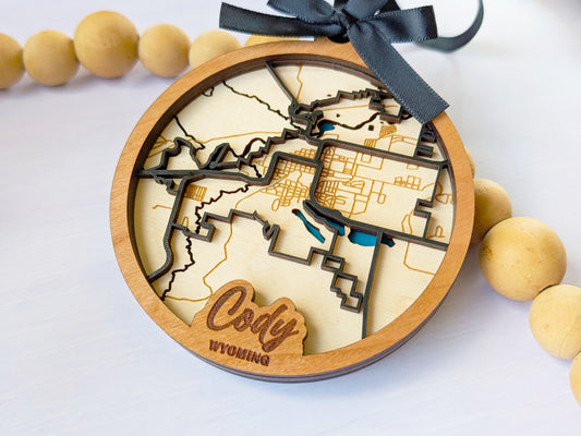 Cody WY City Street Ornament