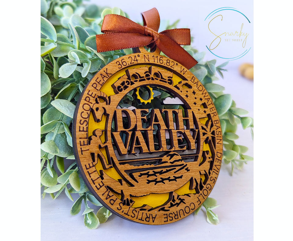 Death Valley national park ornament