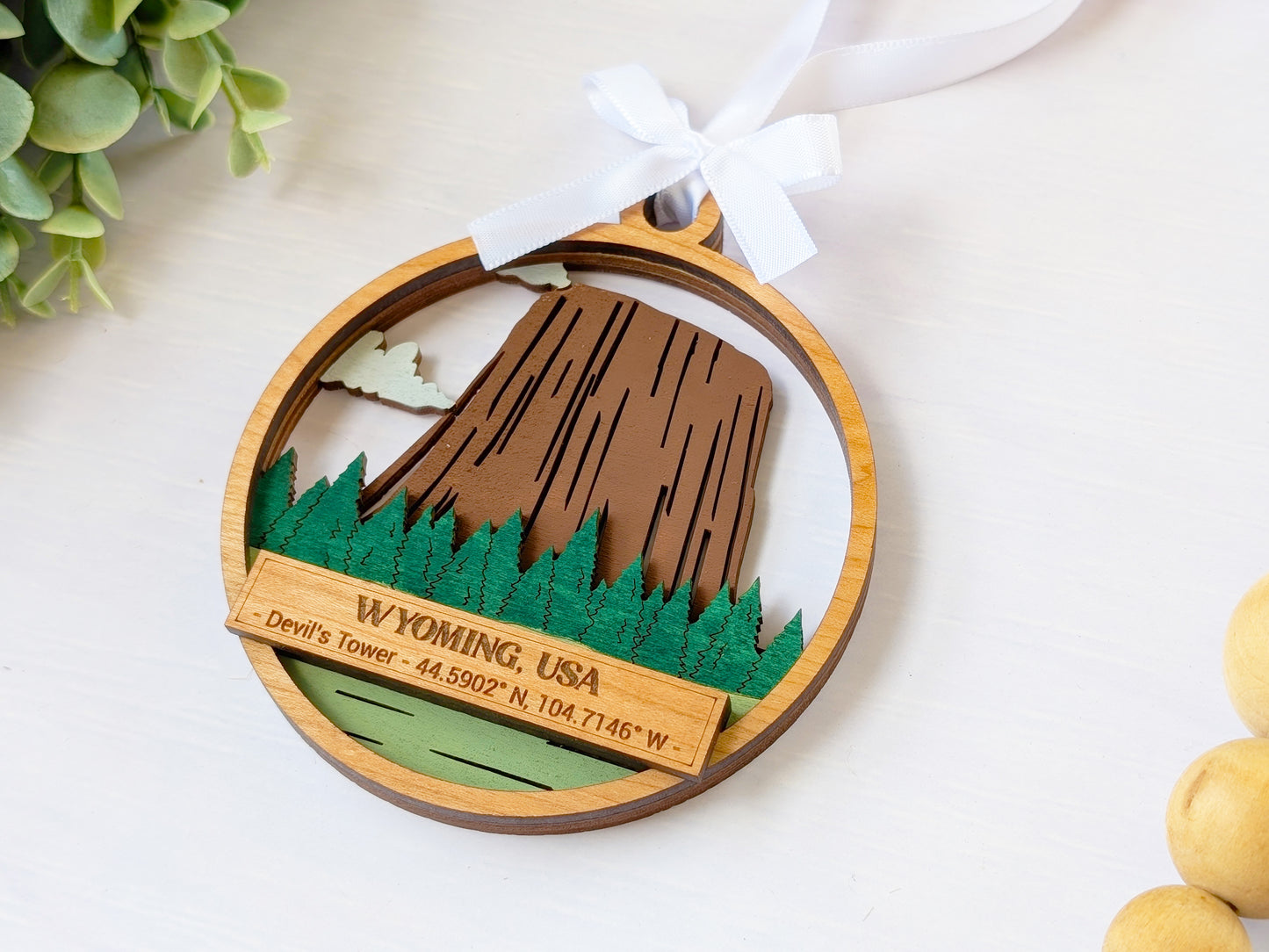 Wyoming Devil's Tower Ornament