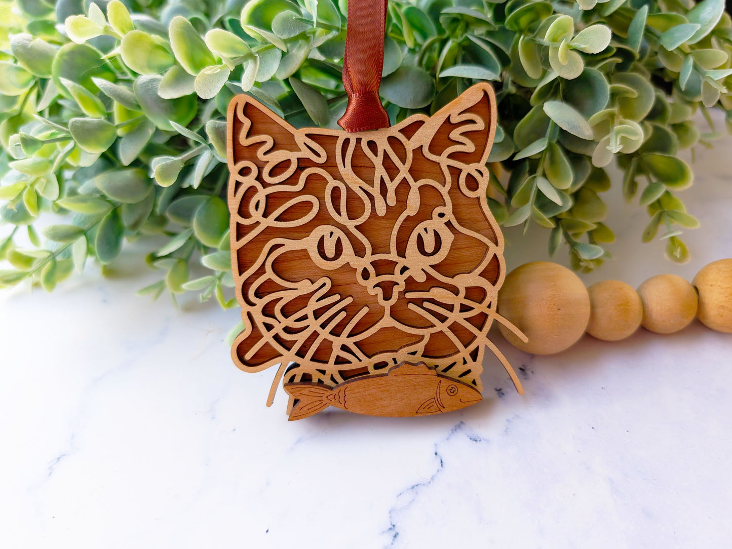 Domestic - Short Hair Cat Ornament