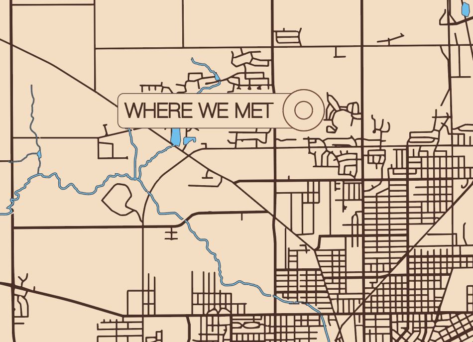 Custom City Street Ornament