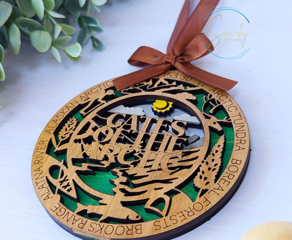 Gates of the arctic national park ornament