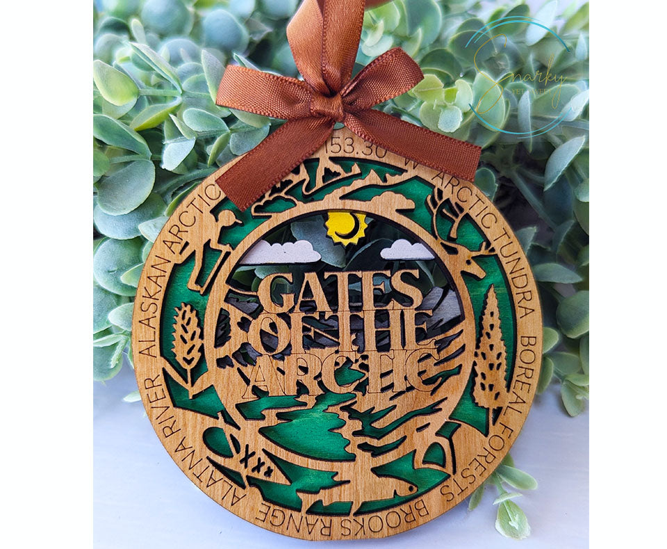 Gates of the arctic national park ornament