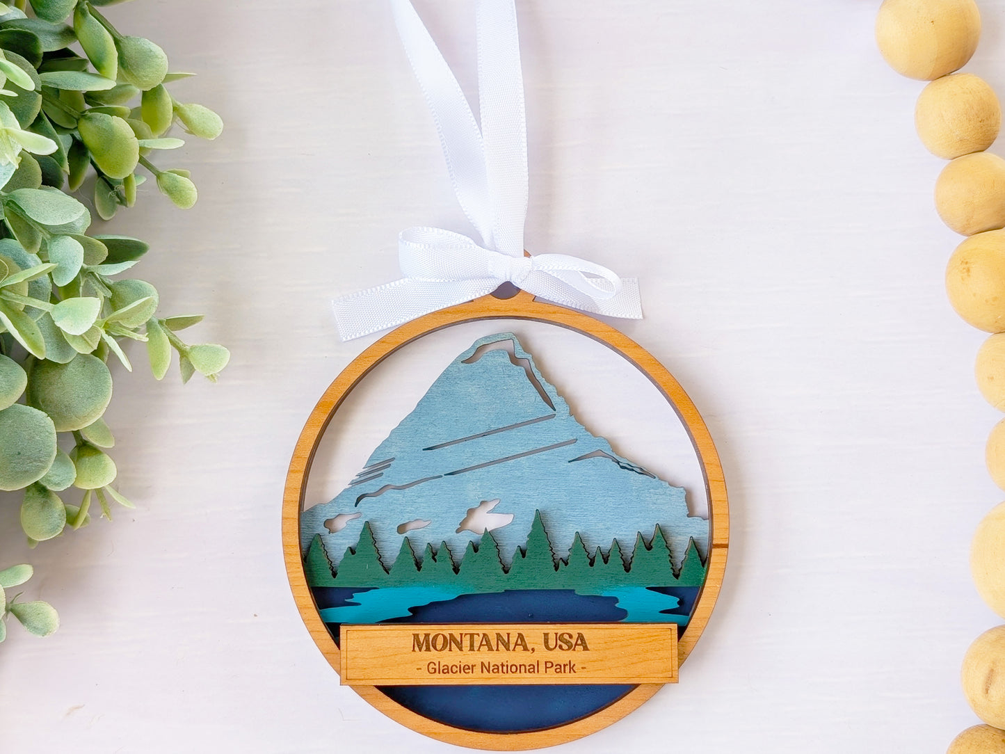 Montana Glacier National Park Ornament