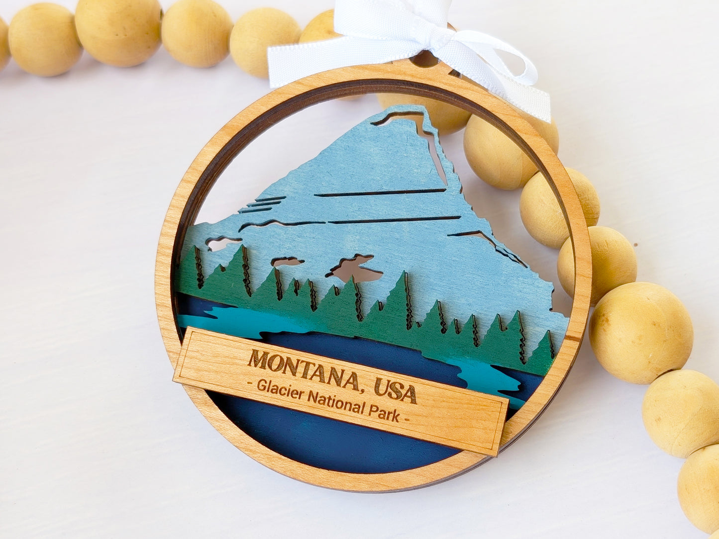 Montana Glacier National Park Ornament