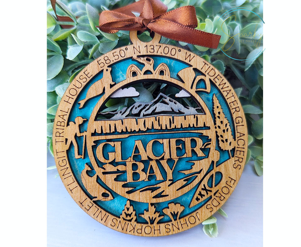 Glacier Bay national park ornament