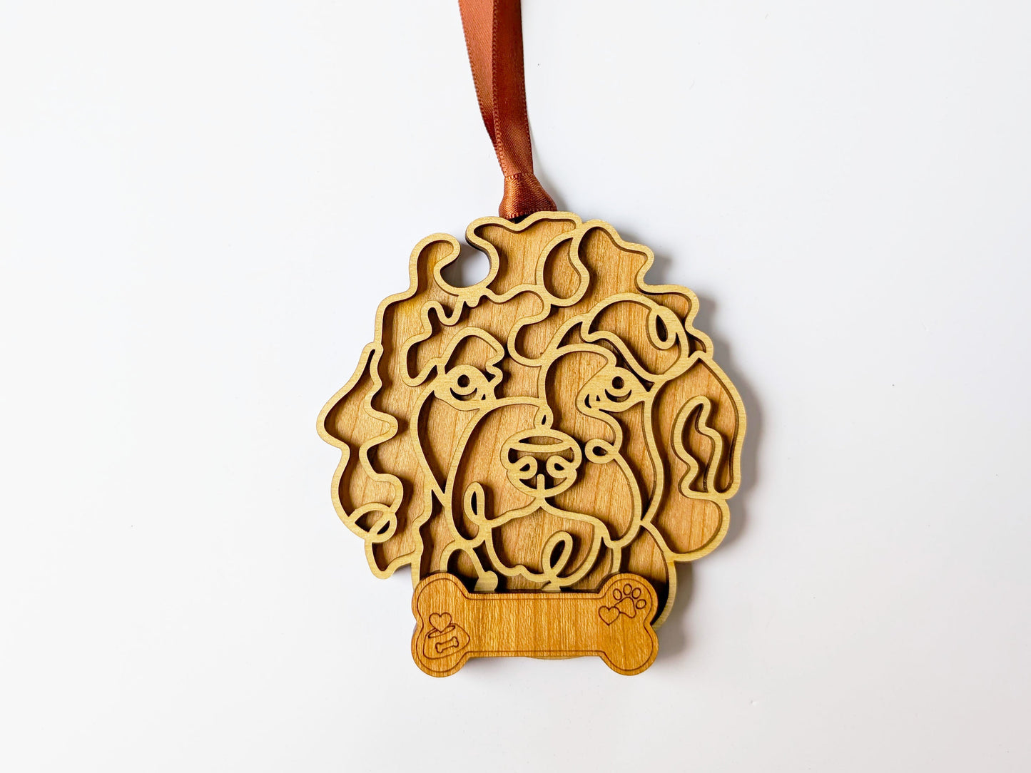 Goldendoodle Dog Ornament