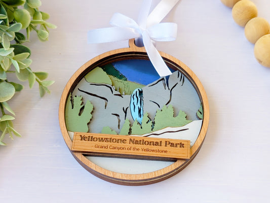 Yellowstone Grand Canyon Ornament
