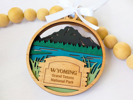 Wyoming Grand Tetons Ornament