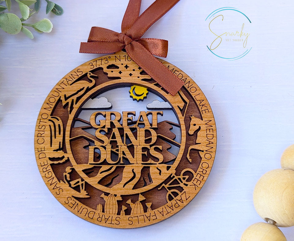 Great Sand Dunes national park ornament