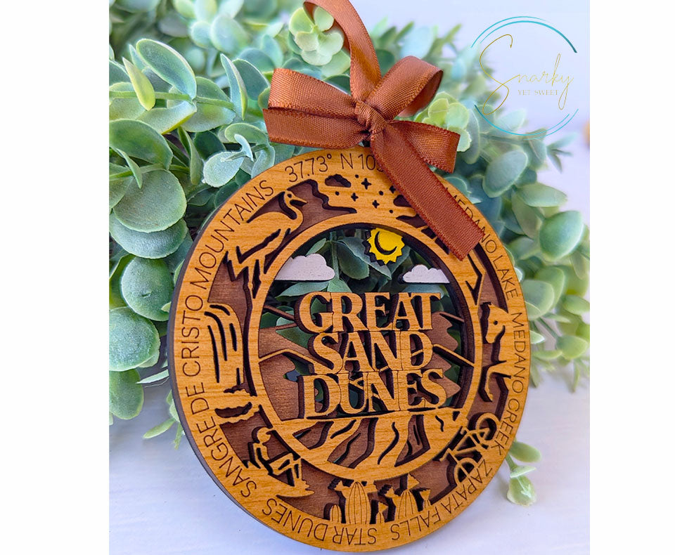 Great Sand Dunes national park ornament
