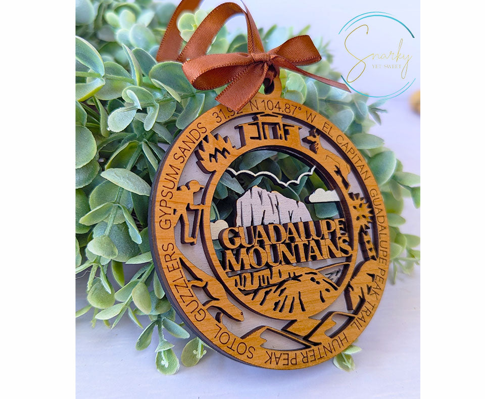 Guadalupe Mountains national park ornament