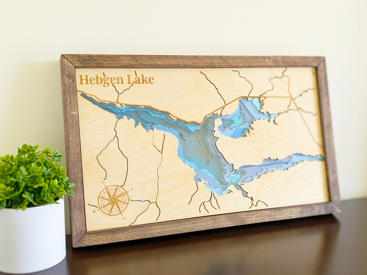 Hebgen Lake Depth Map