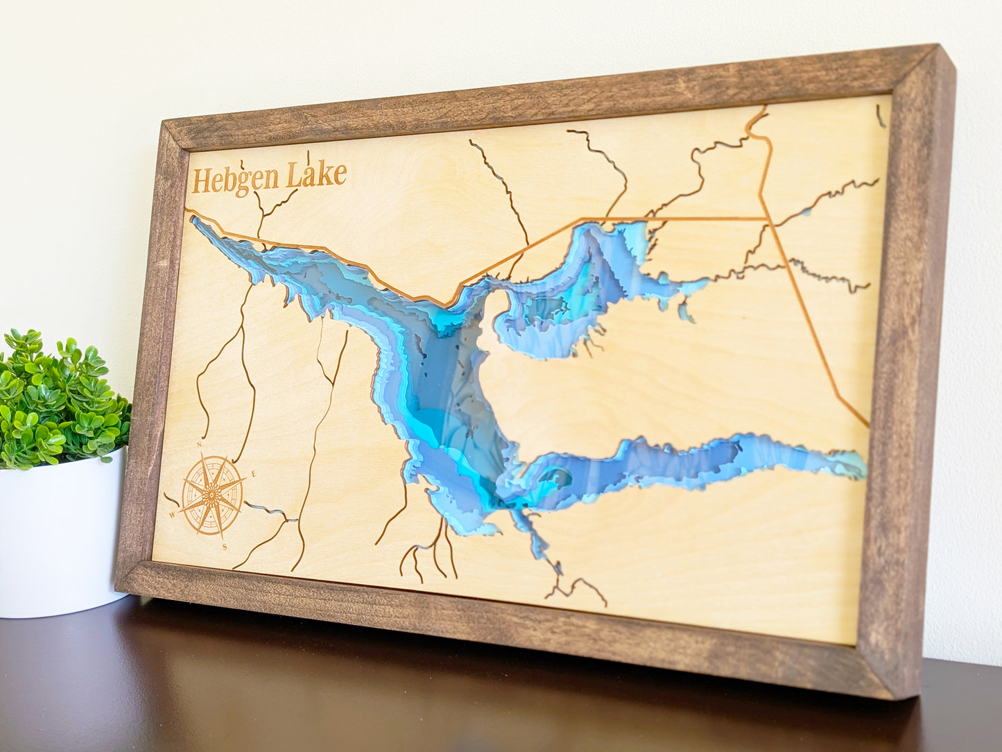 Hebgen Lake Depth Map