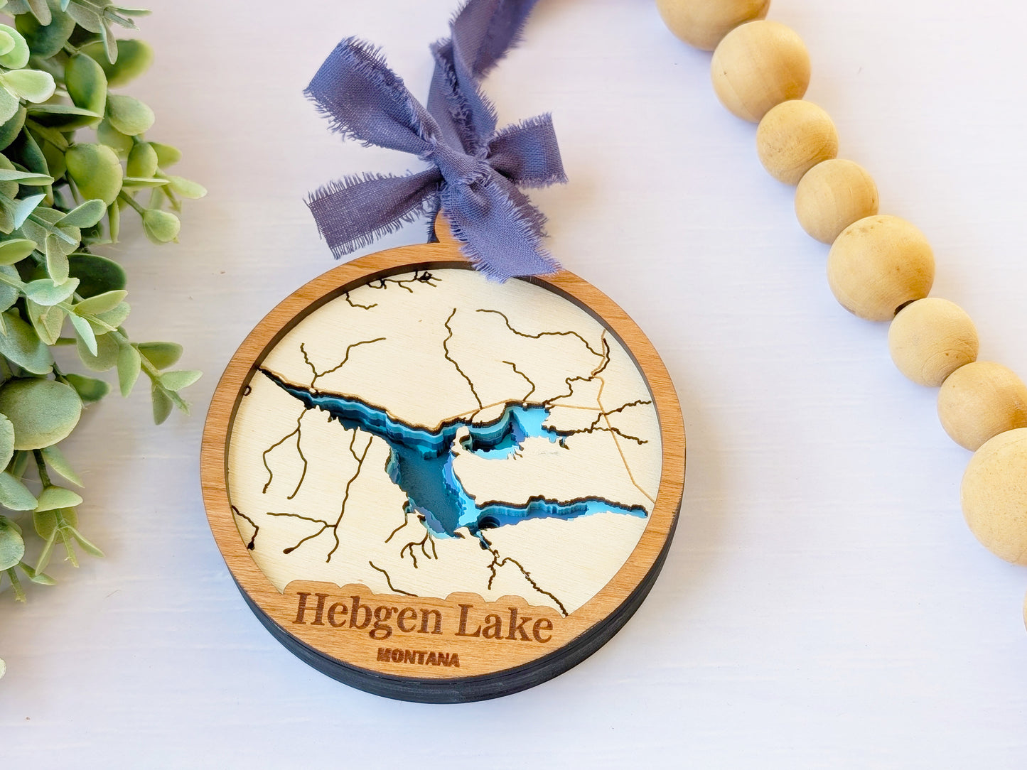 Hebgen Lake Depth Ornament