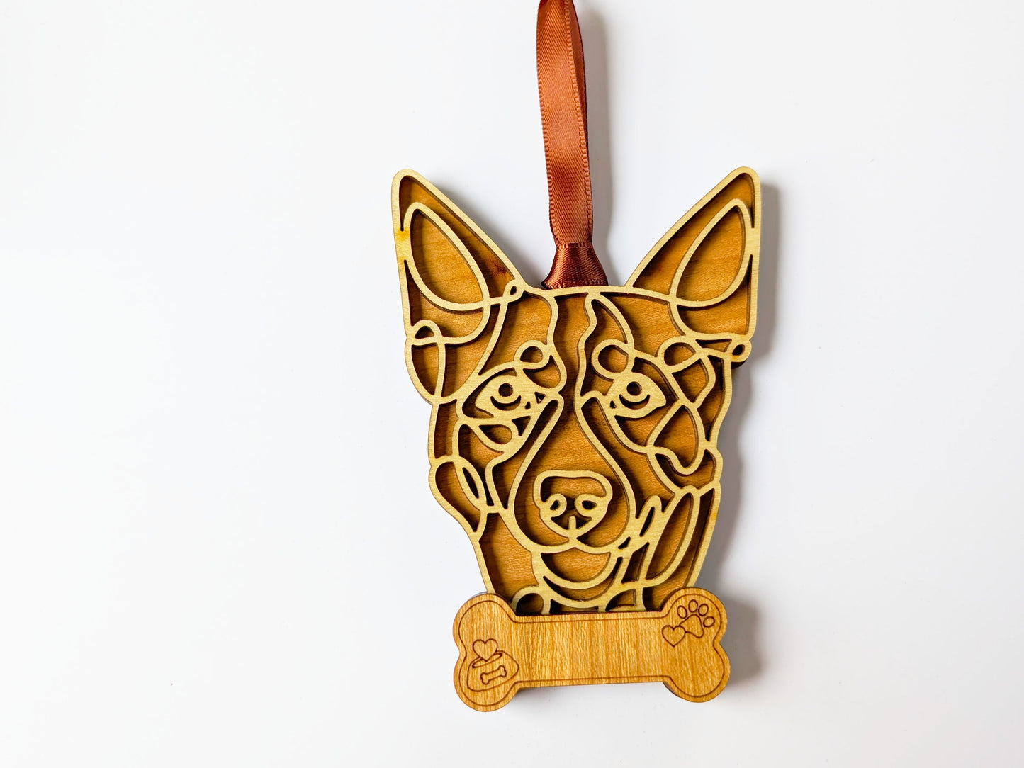 Heeler Dog Ornament
