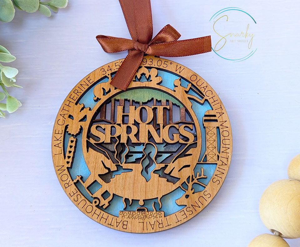 Hot Springs national park ornament