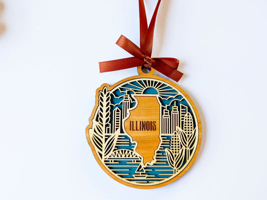 Illinois Heritage Ornament