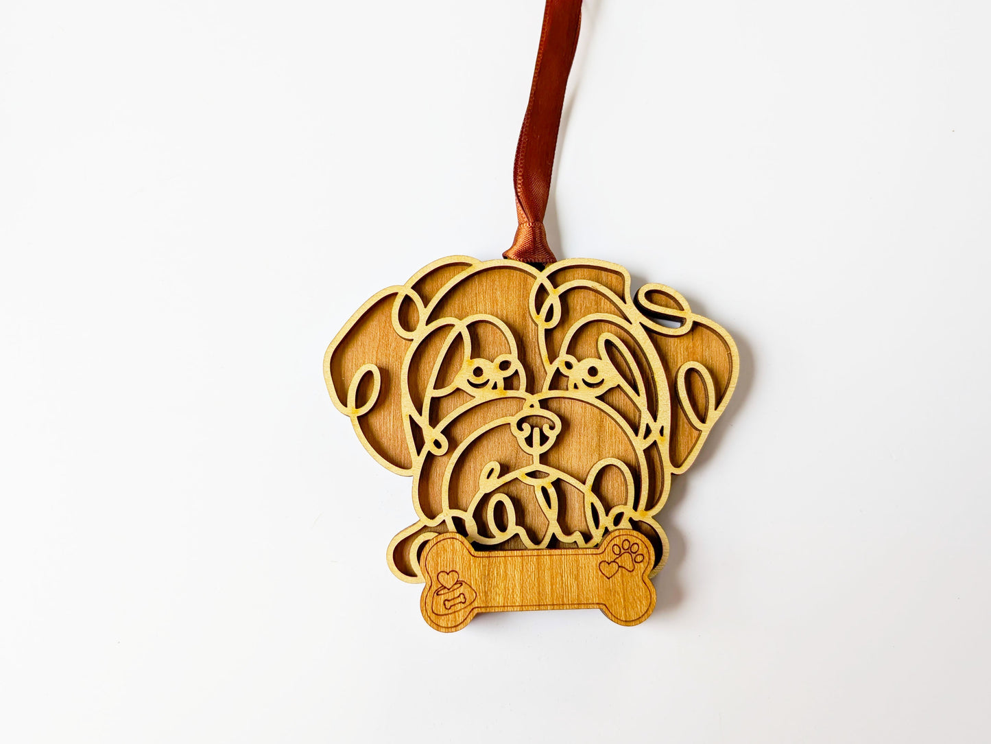 Maltese Dog Ornament