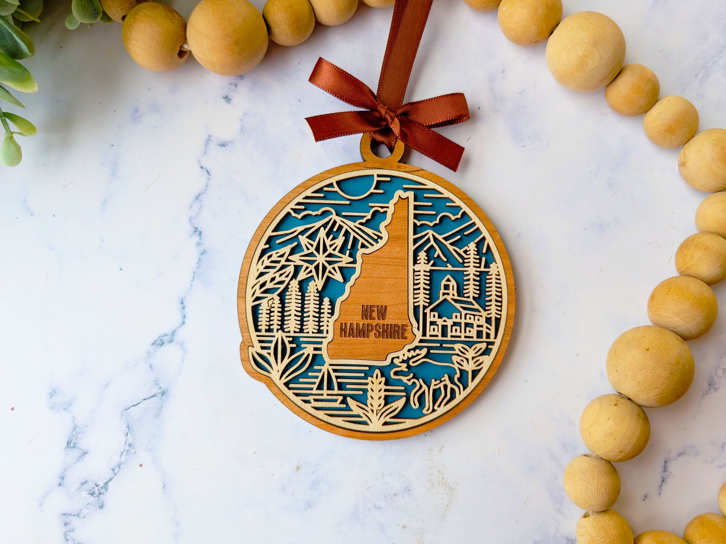 New Hampshire Heritage Ornament