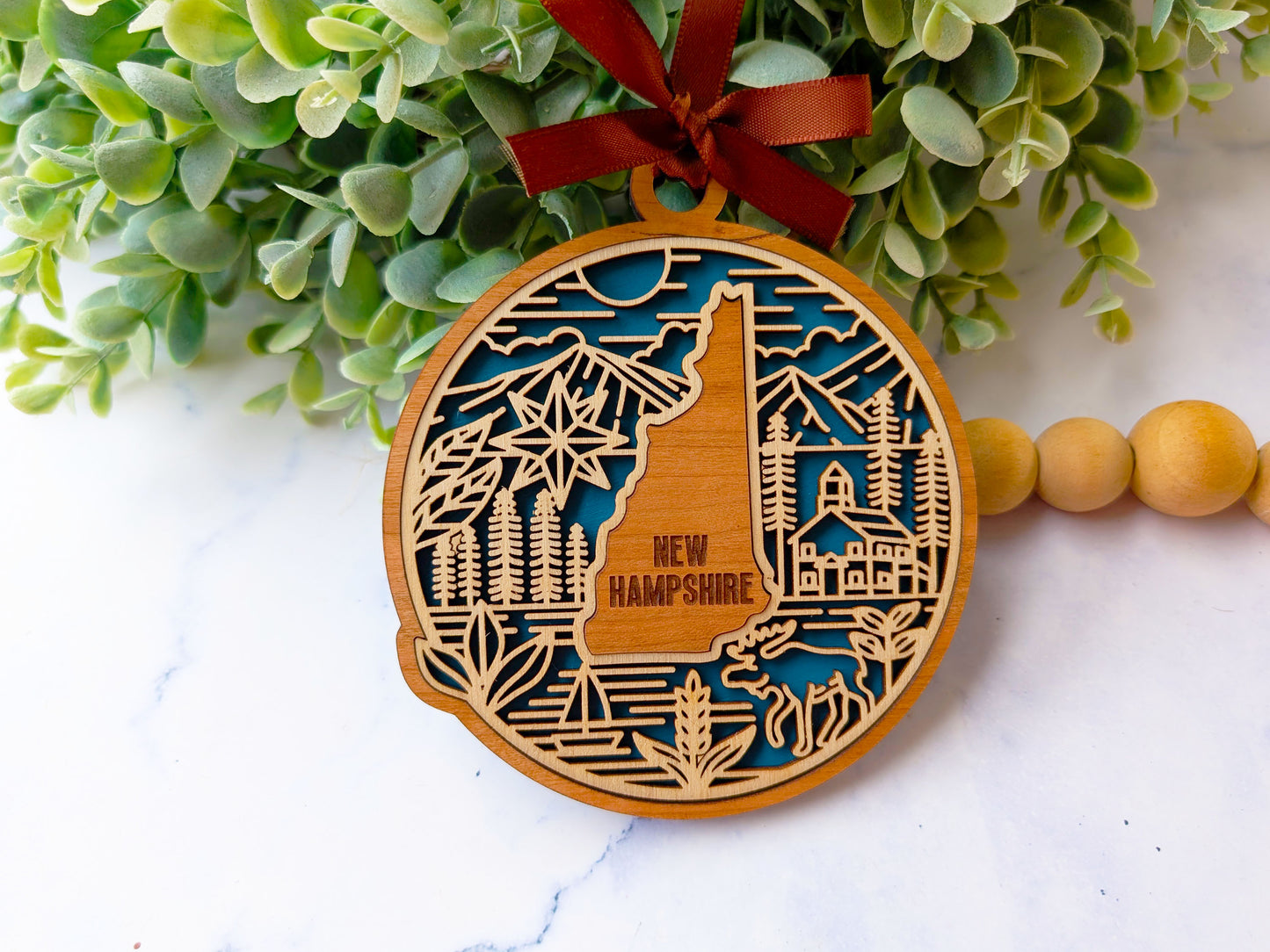 New Hampshire Heritage Ornament