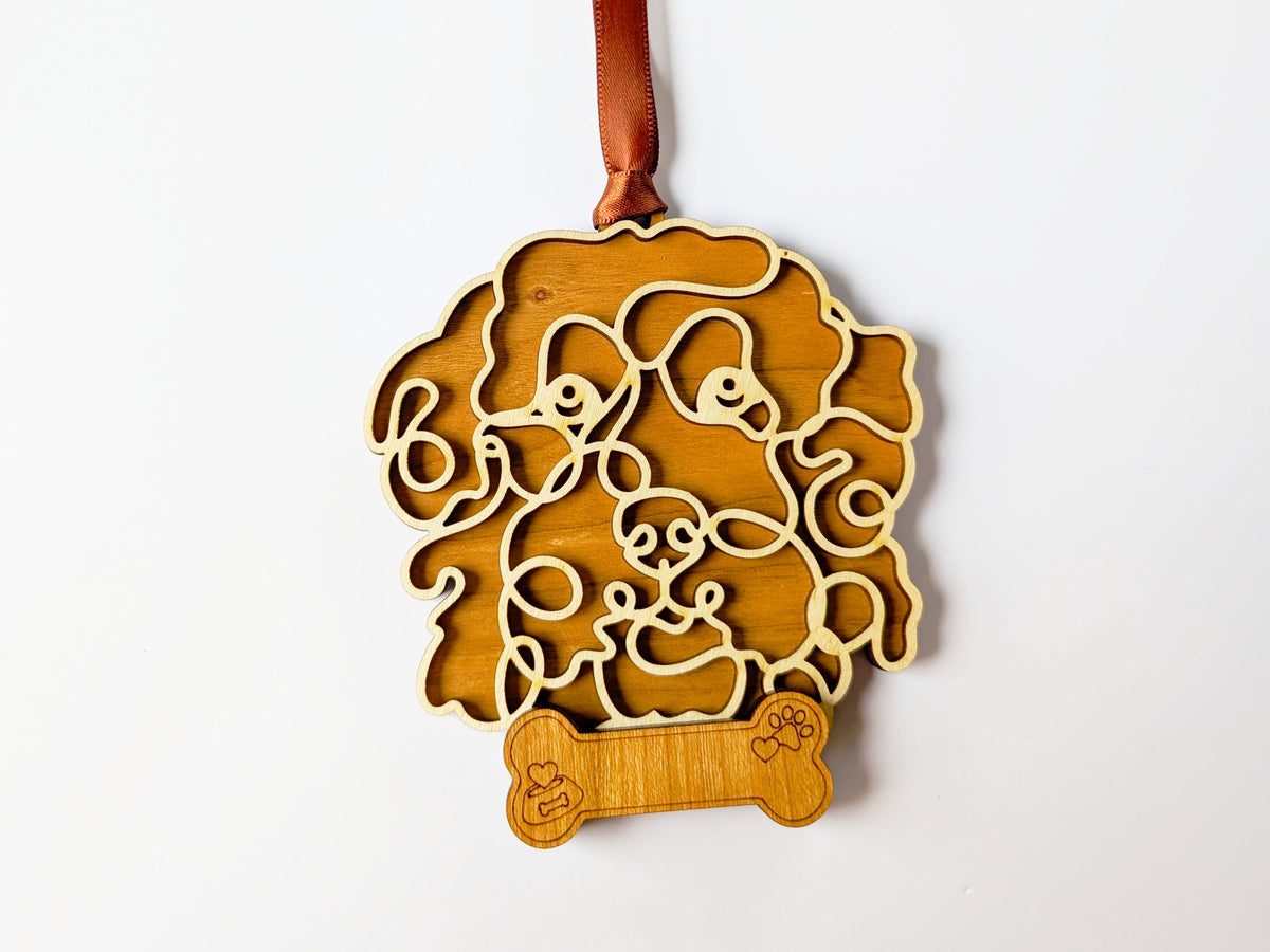 Old English Sheepdog Dog Ornament