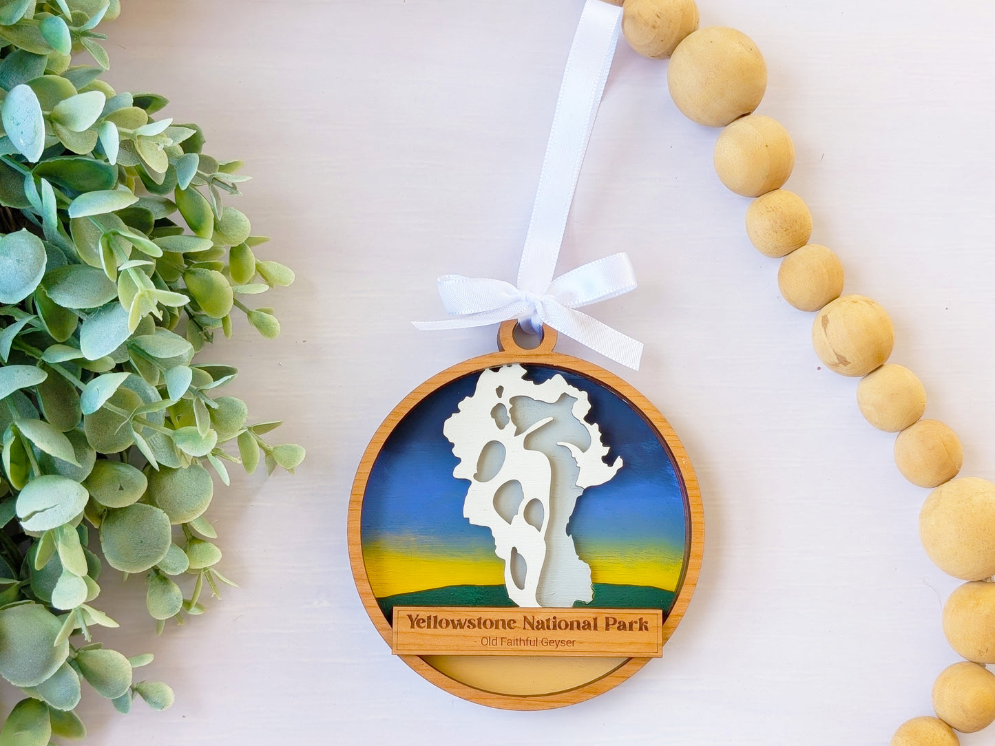Yellowstone Old Faithful Ornament