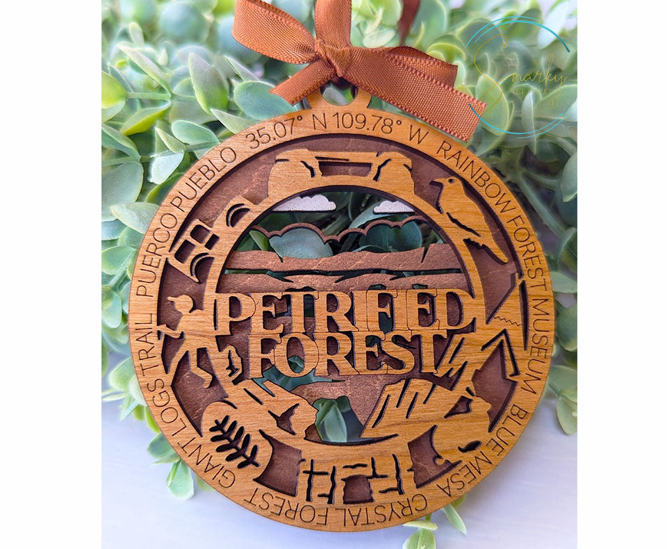 Petrified Forest national park ornament, Petrified Forest ornament, Petrified Forest souvenir, national park gifts, national park ornament