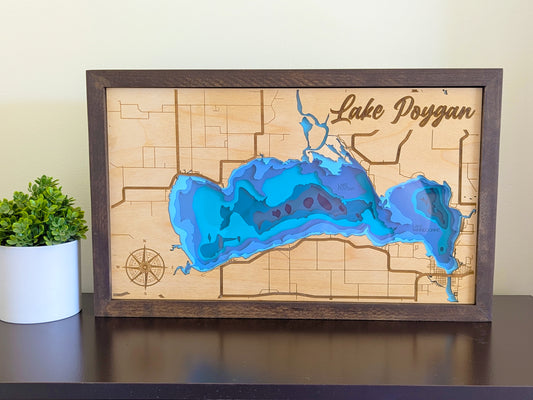 Custom Lake Depth Map LARGE