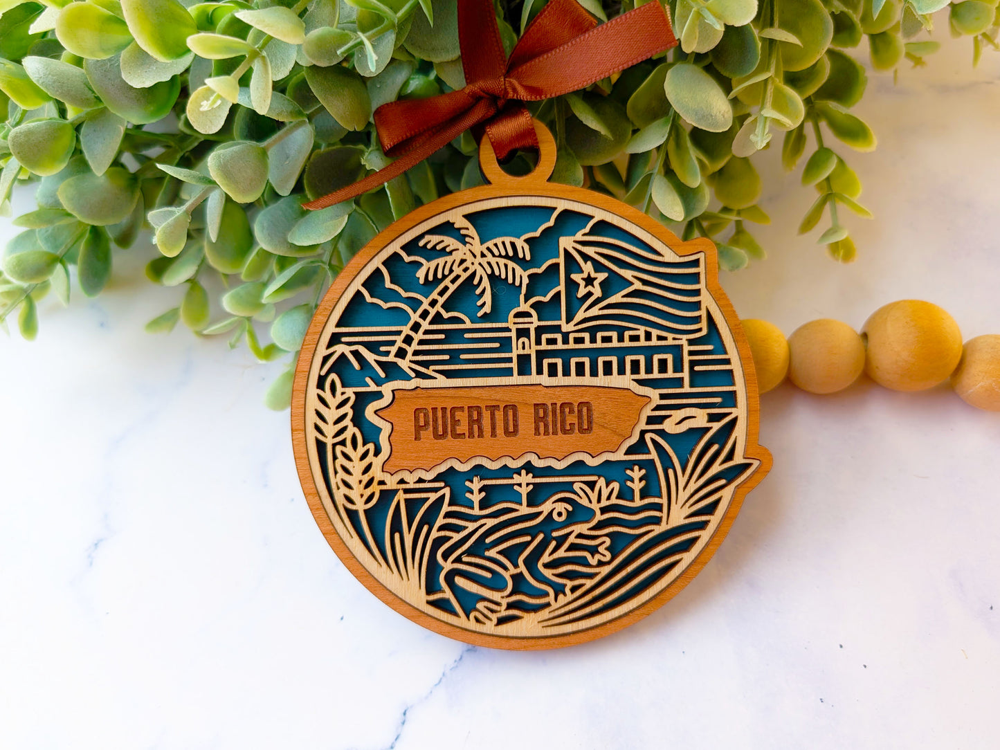 Puerto Rico Heritage Ornament