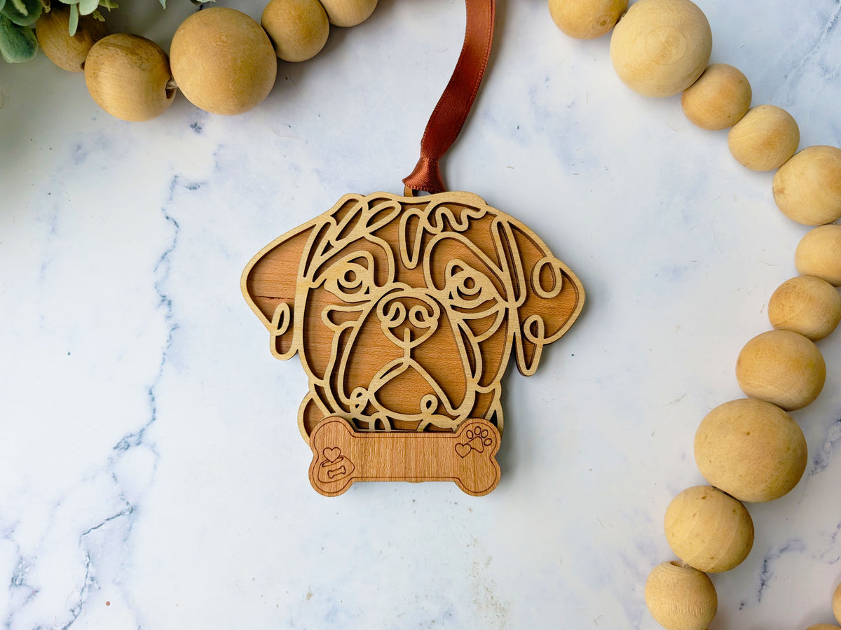Puggle Dog Ornament