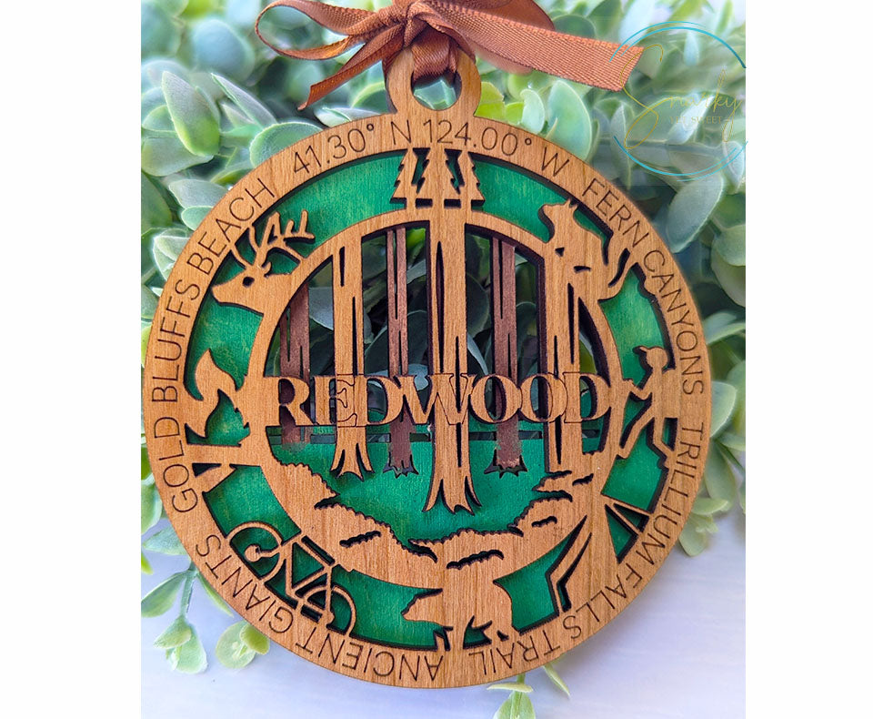 Redwood national park ornament