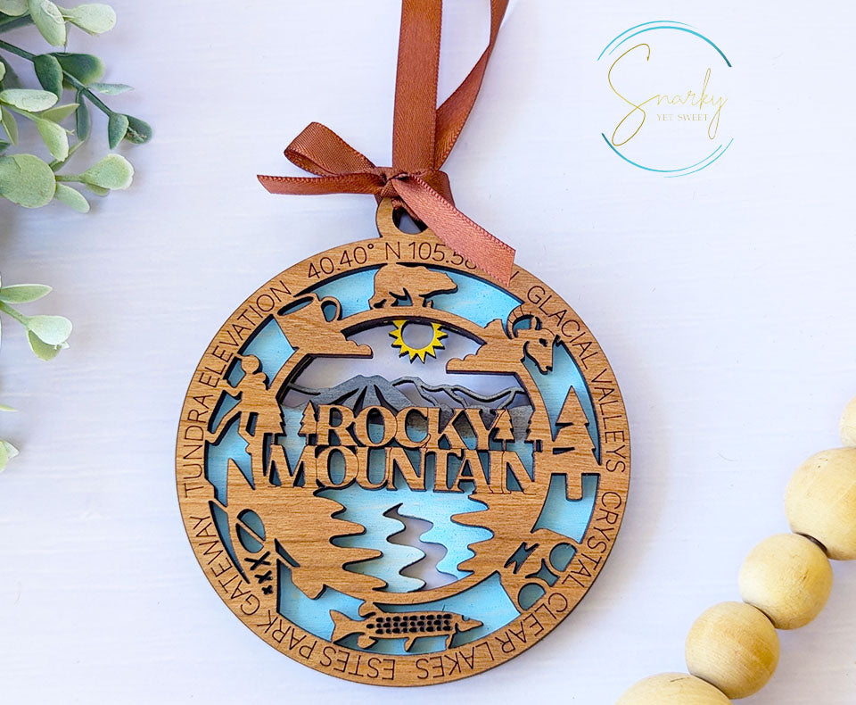 Rocky Mountain national park ornament