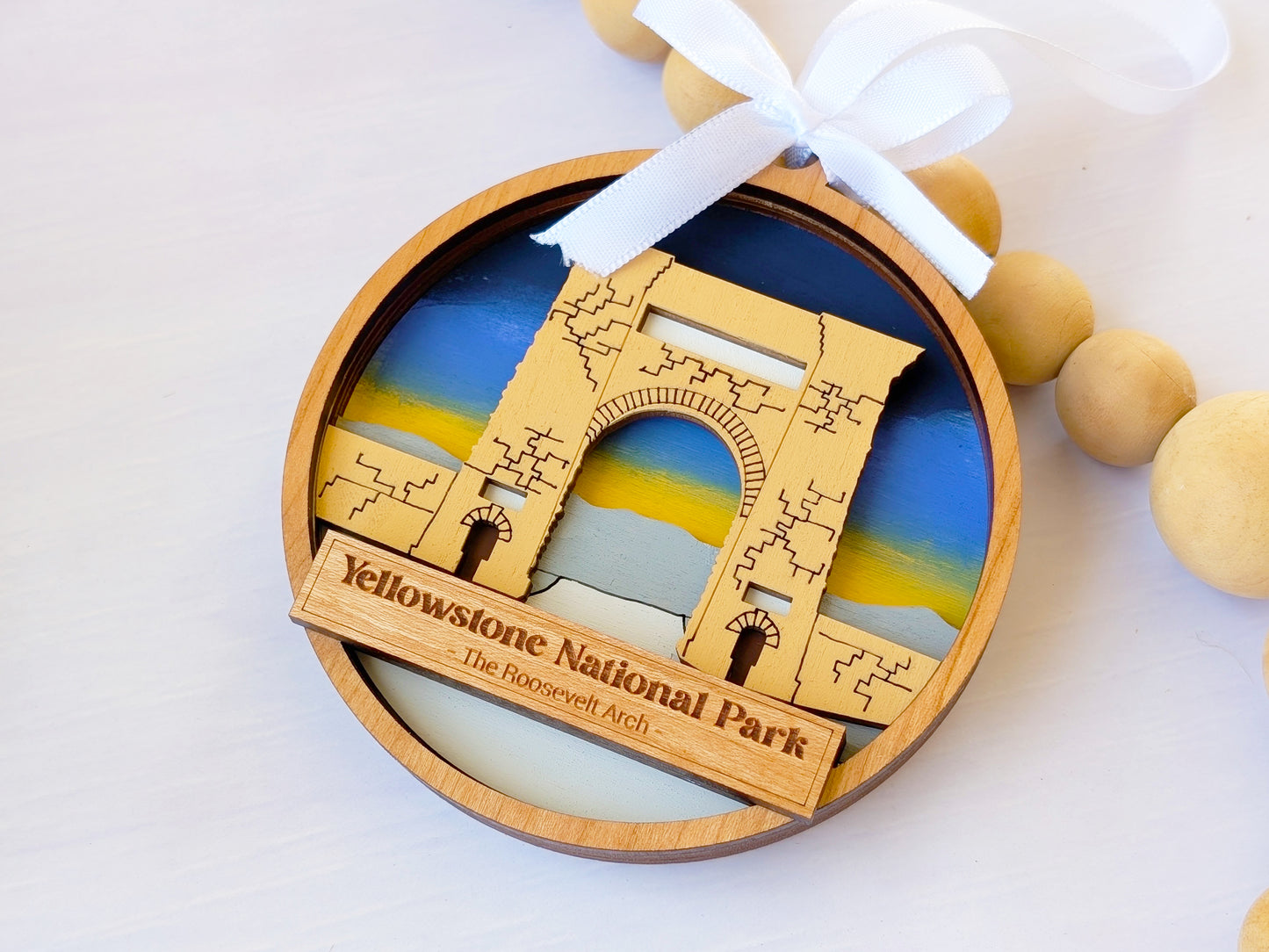 Yellowstone Roosevelt Arch Ornament