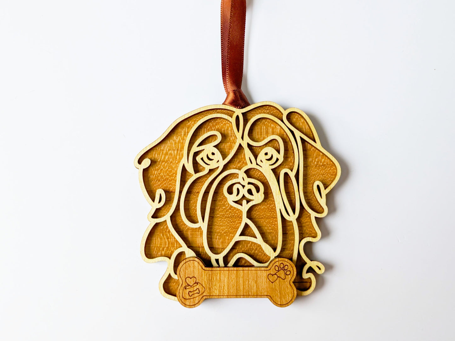 Saint Bernard Dog Ornament