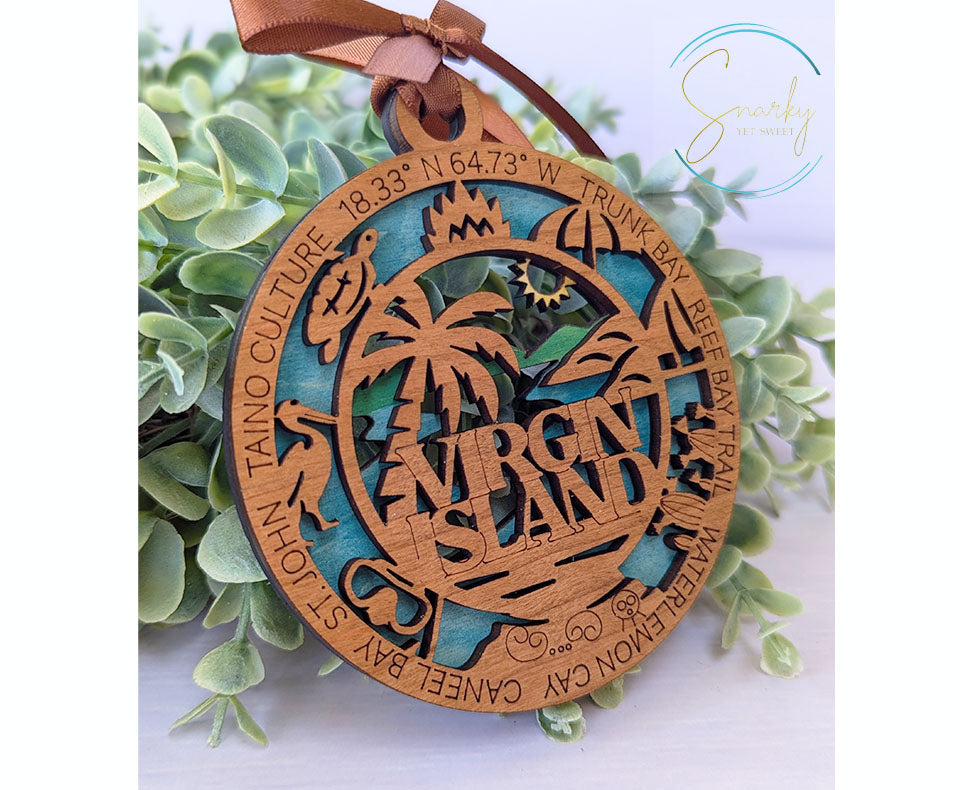 Virgin Island national park ornament