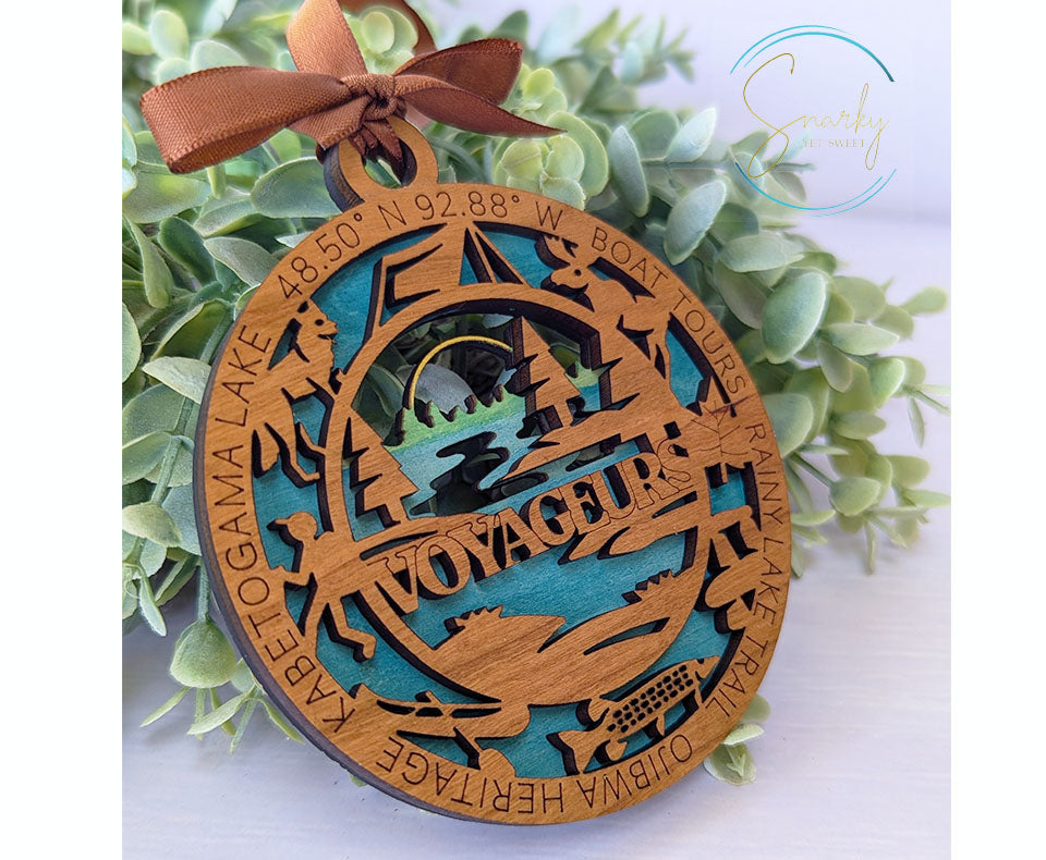 Voyageurs national park ornament