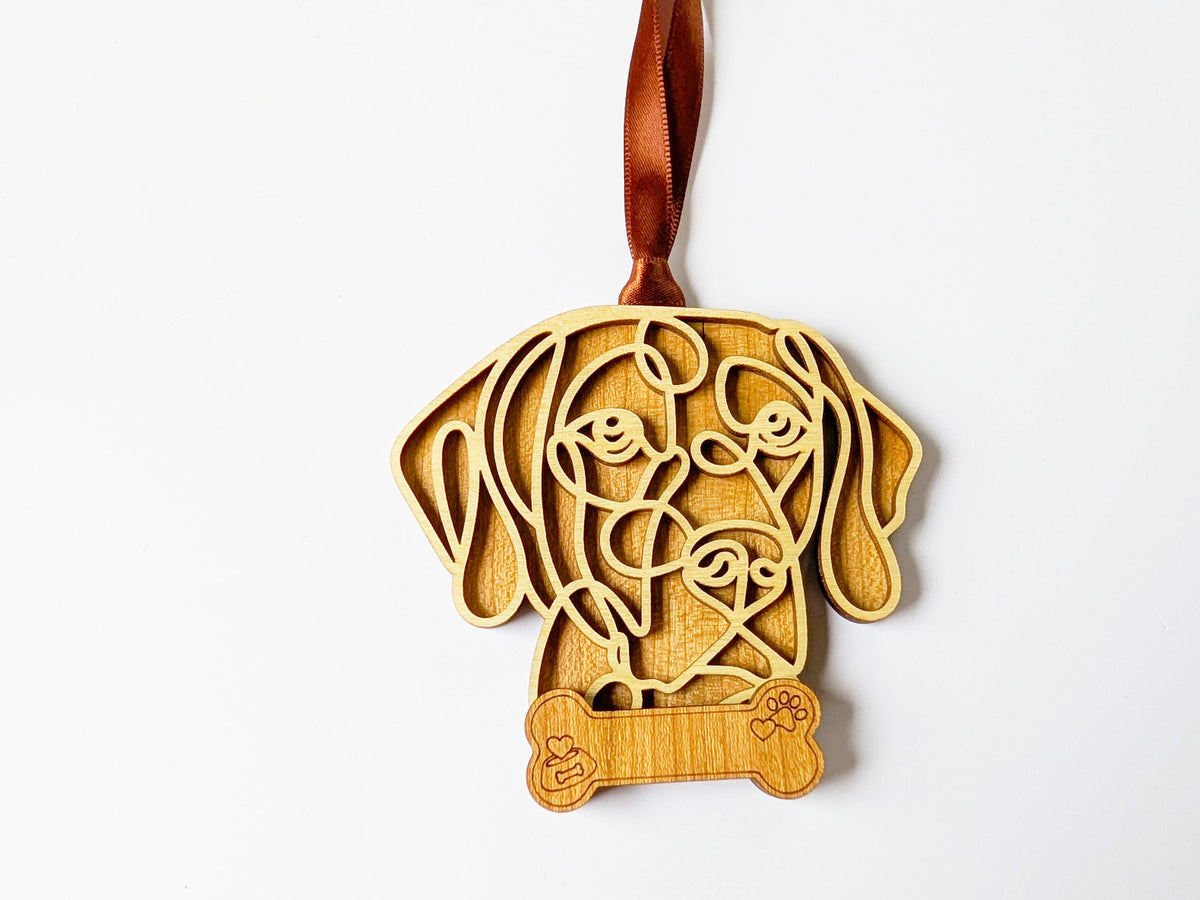 Weimaraner Dog Ornament